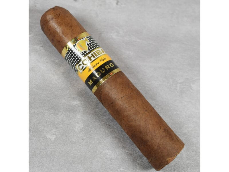 Lớp wrapper sang trọng của xì gà Cohiba Maduro 5 hộp gỗ 25 điếu